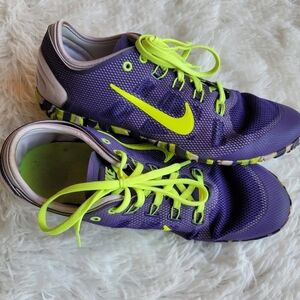 Nike Running | womens sz 9.5 | purple neon yellow